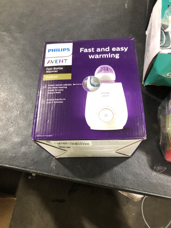 Photo 1 of Philips Avent Premium Fast Bottle Warmer, with Smart Temperature Control, Water Bath Technology, Automatic Shut-Off, Model SCF358