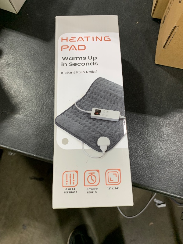 Photo 1 of Heating Pad for Back & Period Cramps, Portable Heating Pad for Neck and Shoulders and Back with Auto Shut Off Large, Machine Washable, Christmas Gifts for Women, Men