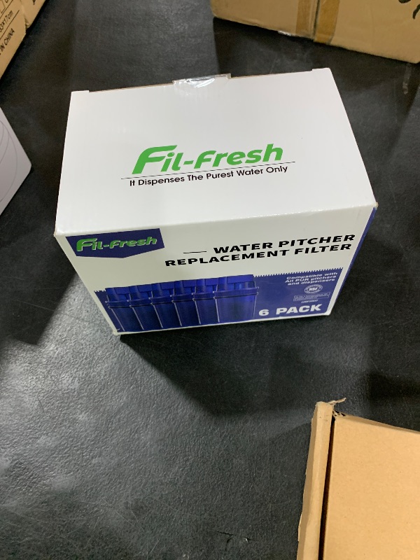 Photo 1 of Fil-Fresh 6-Pack Water Filters Replacement for All PUR, PUR Plus Pitchers & Dispensers, Replaces PPF900Z, NSF Certified, Removes Impurities & Odor, 12-Month Supply