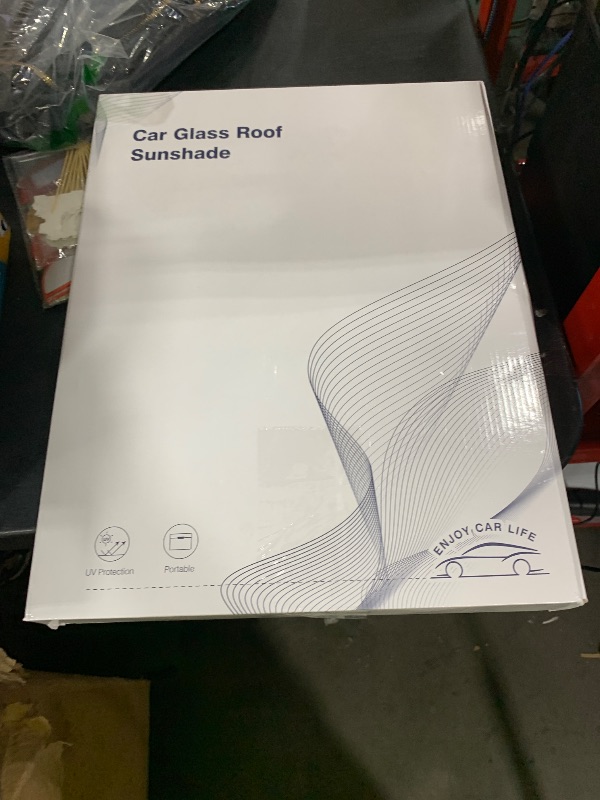 Photo 1 of Zanch Tesla Model Y Sunshade Roof [2025 Cooling Tech, UV Reflective] Magnetic No Sag Foldable Roof Glass Sun Shade for Model Y (2020-2025) Tesla Accessories 2026 2025- Grey