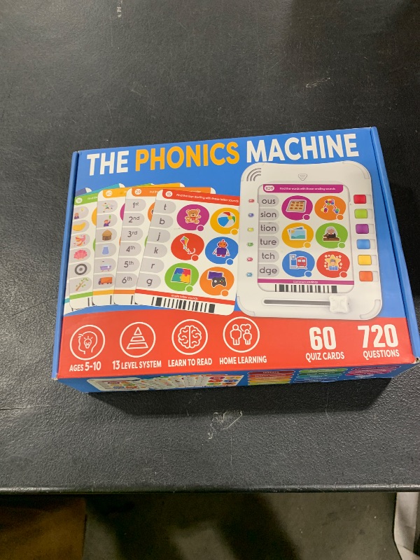 Photo 1 of Phonics Learning Pad - Electronic Phonics Reading Game for Kids Ages 5-11 - Learn to Read in 720 Phonic and Letter Sound Questions - Vowels, Consonant Blends, Digraphs, Diphthongs