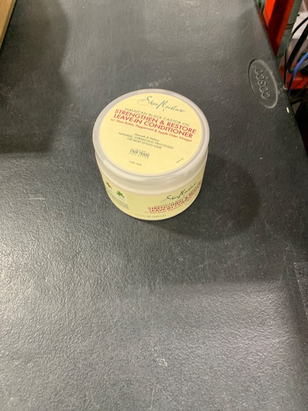 Photo 1 of SheaMoisture Jamaican Black Castor Oil Leave In Conditioner Pure Jamaican Black Castor Oil For Damaged Hair to Soften and Detangle Hair 11.5 oz