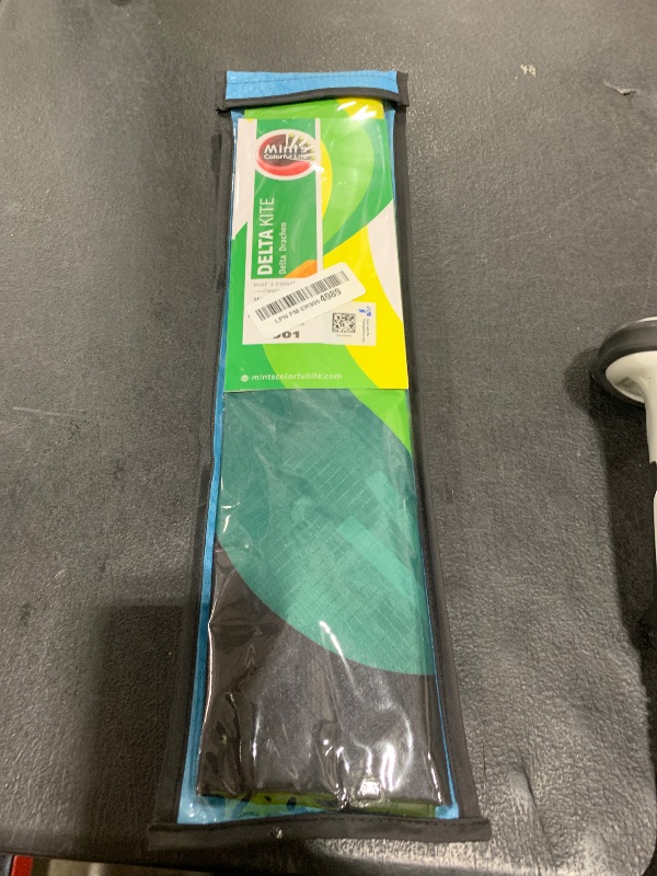 Photo 1 of Mint's Colorful Life Delta Kite for Kids & Adults, Extremely Easy to Fly Kites with 2 Ribbons and 300ft String, Best for Beginner