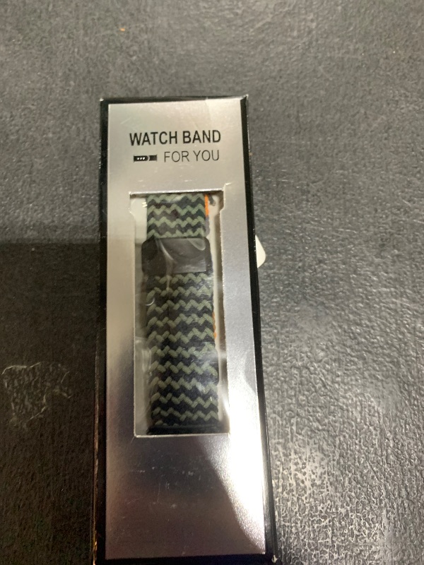 Photo 1 of Braided Magnetic Bands Compatible with Fitbit Versa 4/Fitbit Versa 3/Sense 2/Sense 2,Soft Stretchy Elastic Nylon Sport Loop Strap with Magnetic Clasp for Women Men