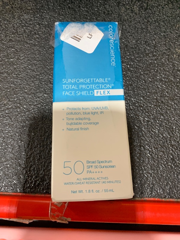 Photo 1 of Colorescience 50 to 70 SPF Total Protection Face Shield Flex SPF 50, Zinc Oxide Formula, Tan, 1.8 fl. oz.