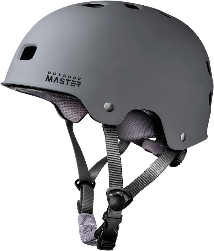 Photo 1 of OutdoorMaster Skateboard Cycling Helmet - Two Removable Liners Ventilation Multi-Sport Scooter Roller Skate Inline Skating Rollerblading for Kids, Youth & Adults