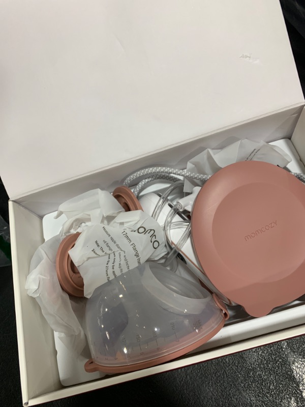 Photo 1 of Momcozy Breast Pump V2 Pro Ultra-Lightweight, Hands-Free & Portable Wearable Pump with Upgraded Integrated DoubleFit Flange, Quiet & Leak-Proof Electric Pump, 3 Modes|9 Levels, 17/19/21/24mm