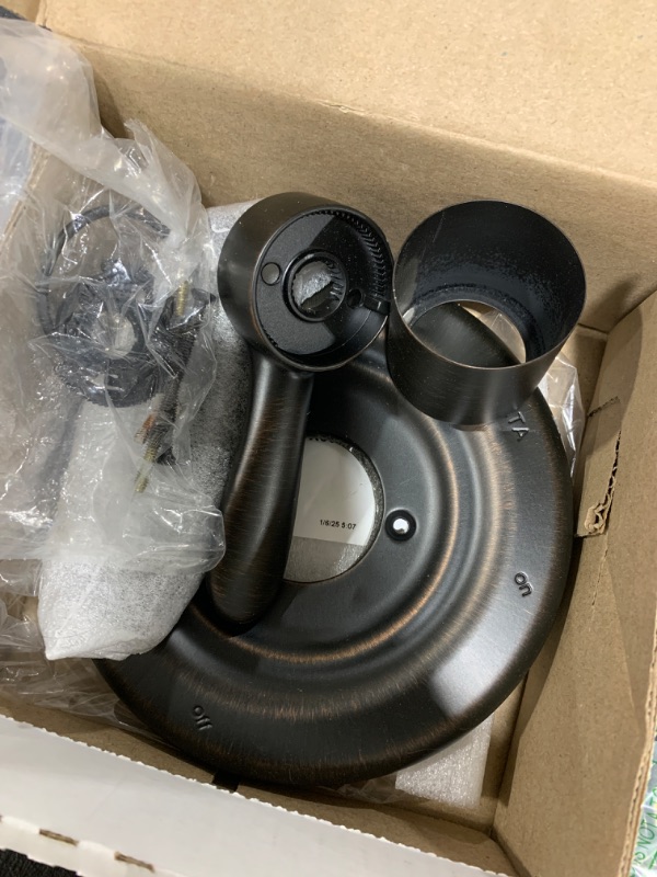 Photo 1 of Delta Faucet Lahara 17 Series Dual-Function Shower Trim Kit with 5-Spray Touch-Clean Shower Head, Venetian Bronze T17238-RB (Valve Not Included)