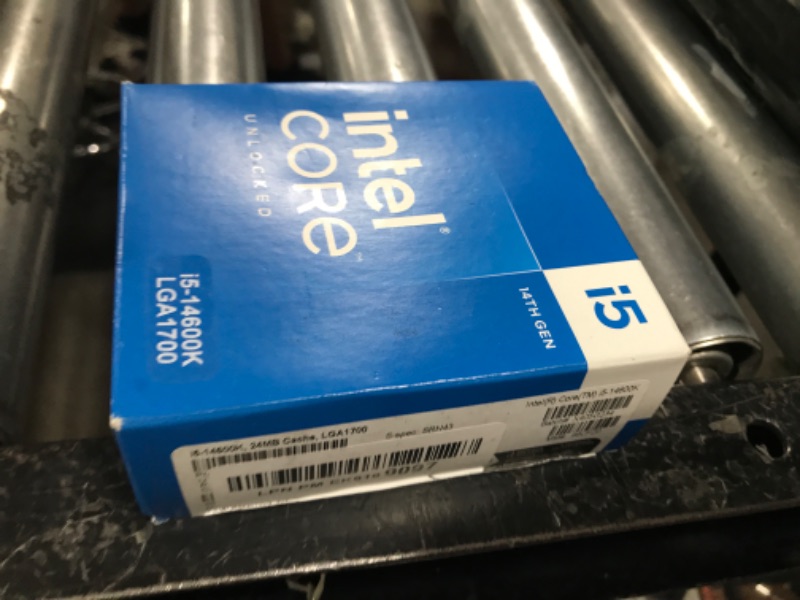Photo 1 of Intel® Core™ i5-14600K Desktop Processor 14 Cores (6 P-Cores + 8 E-Cores) up to 5.3 GHz