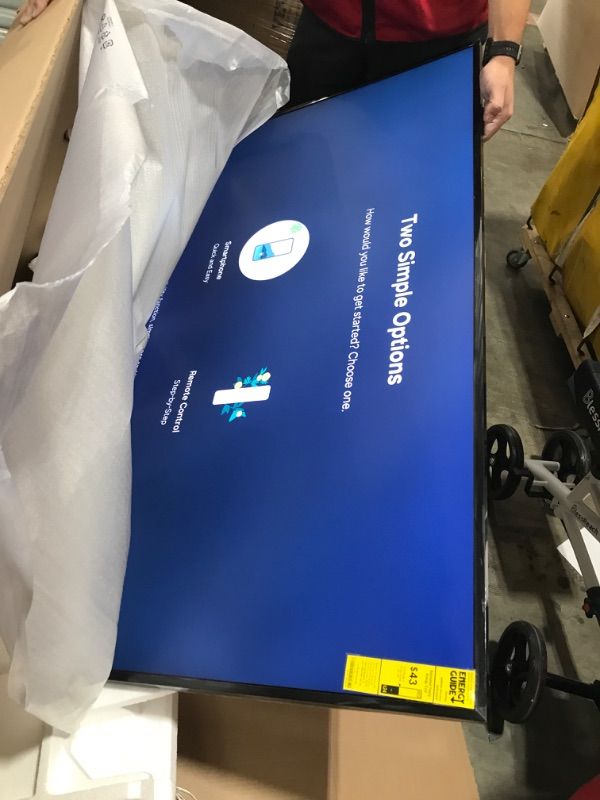 Photo 1 of Samsung 55-Inch Class QLED 4K LS03D The Frame Series Quantum HDR Smart TV w/Dolby Atmos, Art Mode, Anti-Reflection, Customizable Frame, Slim Fit Wall Mount with Alexa Built-in (QN55LS03D, 2024 Model)