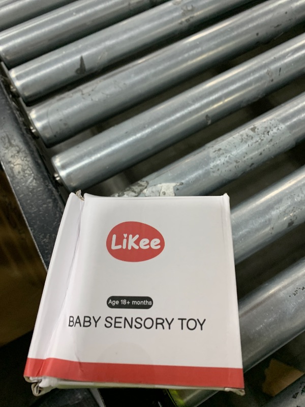Photo 1 of LiKee Montessori Toys for Baby 1+ Years Old, Sensory Development Toys for Toddlers 1-3, Silicone Pull String Travel Toy for 18+ Months, Gift for Baby Shower Infants Car Seat High Chair