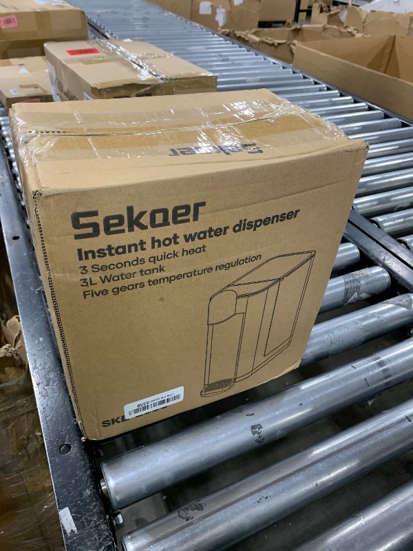 Photo 1 of Sekaer Instant Hot Water Dispenser, 3L/106 Oz Electric Tea Kettle, Large Water Boiler Maker, 3s Quick Heating and 5 Variable Presets Temperatures, with Child Locks & Night Lights, SKE-2000