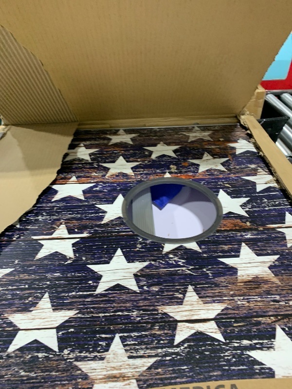 Photo 1 of GoSports Classic Regulation Size Cornhole Set - Includes 8 Bean Bags & Rules