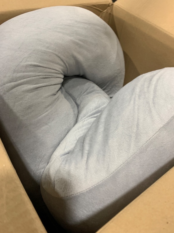 Photo 1 of Pharmedoc Pregnancy Pillows, U-Shape Full Body Pillow -Removable Cover Jumbo Size - Grey - Pregnancy Pillows for Sleeping - Body Pillows for Adults, Maternity Pillow and Pregnancy Must Haves