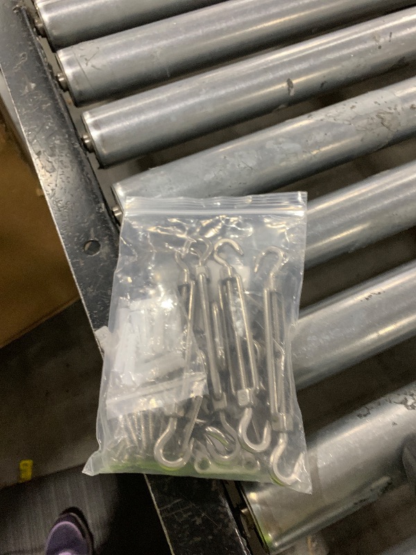 Photo 1 of 6PCS M10 Hook & Hook Turnbuckle 304 Stainless Steel Turnbuckle Wire Rope Tension Heavy Duty Turnbuckles for Cable Railing Wire Rope Hardware Kit (M10, Hook & Hook)