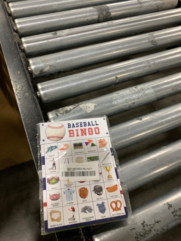 Photo 1 of Foosproea Baseball Bingo Cards, Baseball Bingo Games for 24 Players, Sports Games for Family Friends Large Group Activities, Birthday Party Favors Supplies Decorations(25)