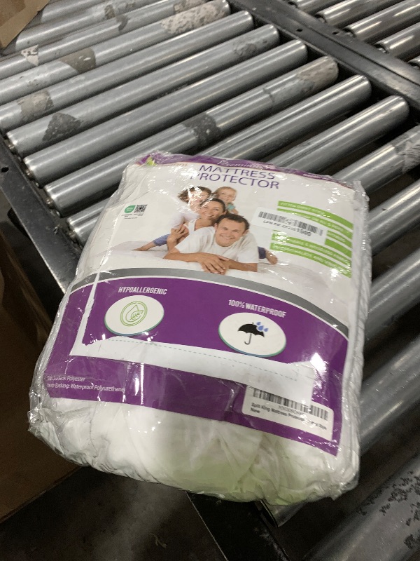 Photo 1 of Split King Waterproof Mattress Protector (2pcs 39"x80") - Fitted Sheet Mattress Cover with Deep Pockets - Hypoallergenic, Breathable, Water Proof, Noiseless, Vinyl Free