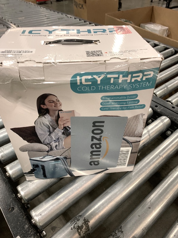 Photo 1 of ICYTHRP Cold Therapy Machine with Programmable Timer, Portable Ice Machine for Knee After Surgery, Knee Replacement Recovery System for Pain Relief w/Compression Pad for Shoulder, Hip and Ankle