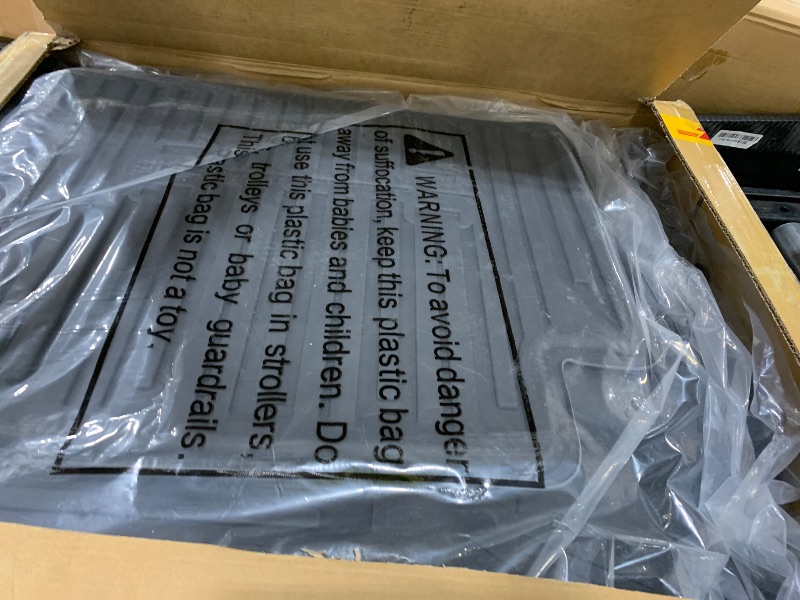Photo 1 of HOUCLEMIC Floor Mats for 2025 Hyundai Santa Fe, All Weather TPE Cargo Mat with Backrest Mat Interior Car Mats Protection for Hyundai Santa Fe Calligraphy Accessories (Fit Hybrid and Fuel) 2024 2025