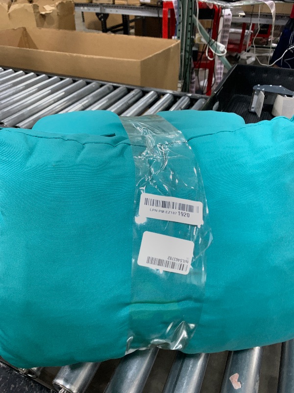 Photo 1 of PRIMEPATIO Outdoor Bench Cushion Waterproof, Tufted Bench Seat Cushion 42 x 15 Inch, Patio Wicker Indoor Seat Pads for Outside Garden Patio Balcony, Blue