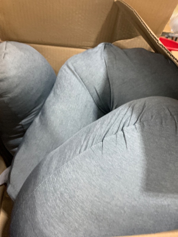 Photo 1 of Pharmedoc Pregnancy Pillows, U-Shape Full Body Pillow - Solid – Cooling Removable Cover Dark Grey – Pregnancy Pillows for Sleeping – Body Pillows for Adults, Maternity Pillow and Pregnancy Must Haves
