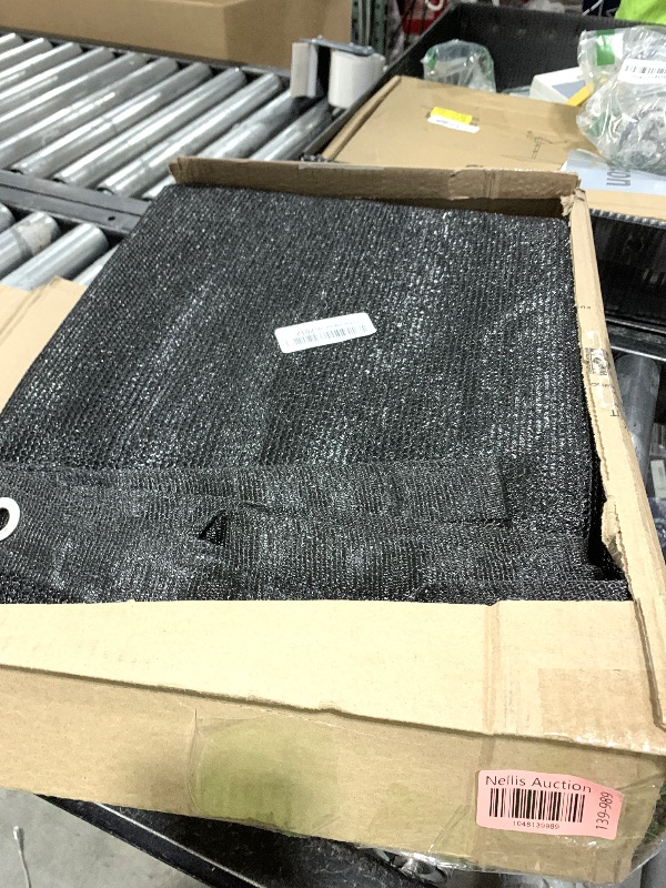 Photo 1 of KANAGAWA 90% Sun Shade Cloth 12'X 12' Outdoor Pergola Shade Cover Canopy with Grommets UV Block Privacy Screen for Patio, Backyards, Outdoor, Carport, Garden, Black