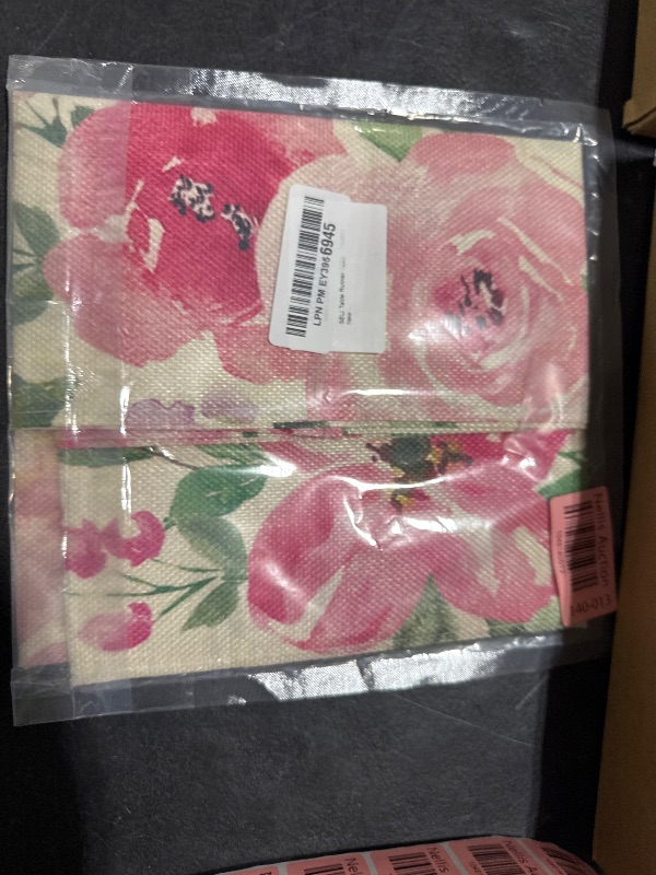 Photo 1 of Seliem Spring Summer Watercolor Flower Table Runner, Pink Peony Floral Kitchen Dining Table Decor, Seasonal Burlap Home Decoration Indoor Outdoor Party Supply 13 x 60 Inches
