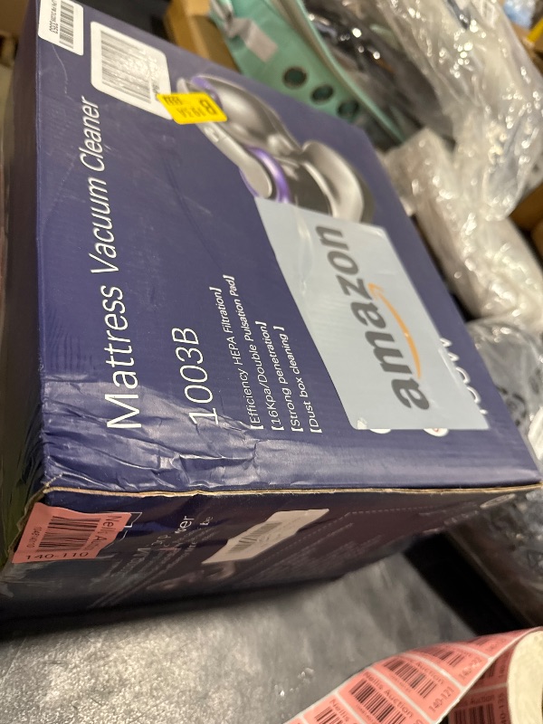 Photo 1 of Mattress Vacuum Cleaner, Handheld UV Bed Vacuum Cleaner 16KPa & 12800 Vibrations Per/Min Upgraded Effectively Clean Up Bed, Pillows, Cloth Sofas, Carpets and Ther Fabric Surfaces
