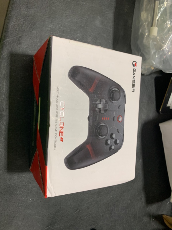 Photo 1 of GameSir Cyclone 2 Pro Wireless Controller for Switch,PC,Android,iOS, PC Game Controller Mag-ResTM TMR Sticks, Hall Effect analog Triggers, RGB Llighting, 6-axis Gyro, Turbo (Black)