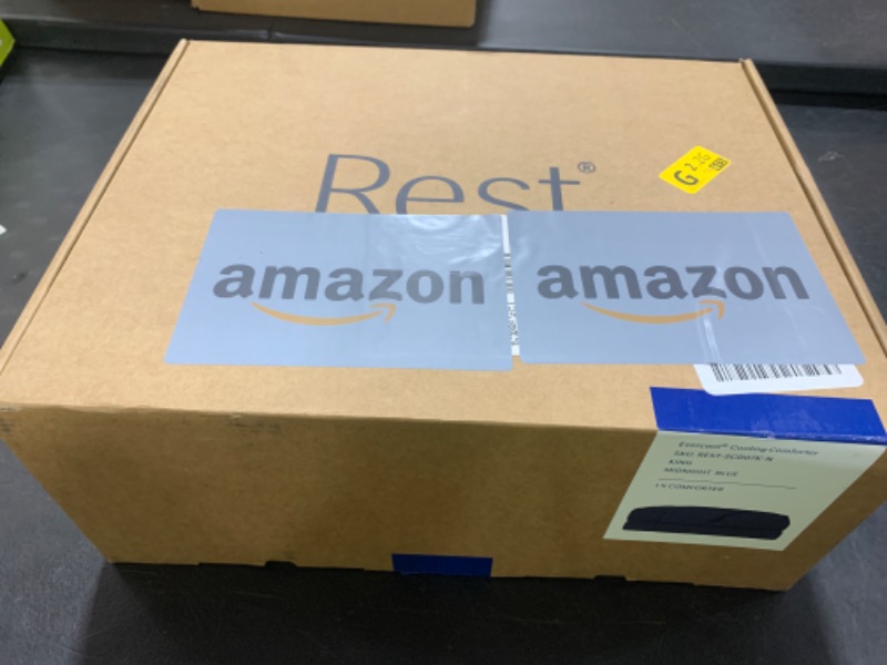 Photo 1 of REST® Evercool® Cooling Comforter, King/Cali King, Blanket for Hot Sleepers, All Season Bedding to Keep Cool for Night Sweats, Breathable Lightweight Duvet, 106x90 Inches, Midnight Blue