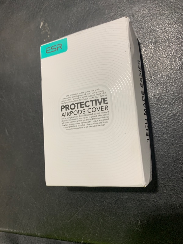 Photo 1 of ESR for AirPods 4 Case, Compatible with AirPods 4th Generation Case (2024) (USB-C), Compatible with MagSafe, Drop Protection Cover with Lanyard, Magnetic Lid Lock, Orbit Hybrid Series, Desert Titanium