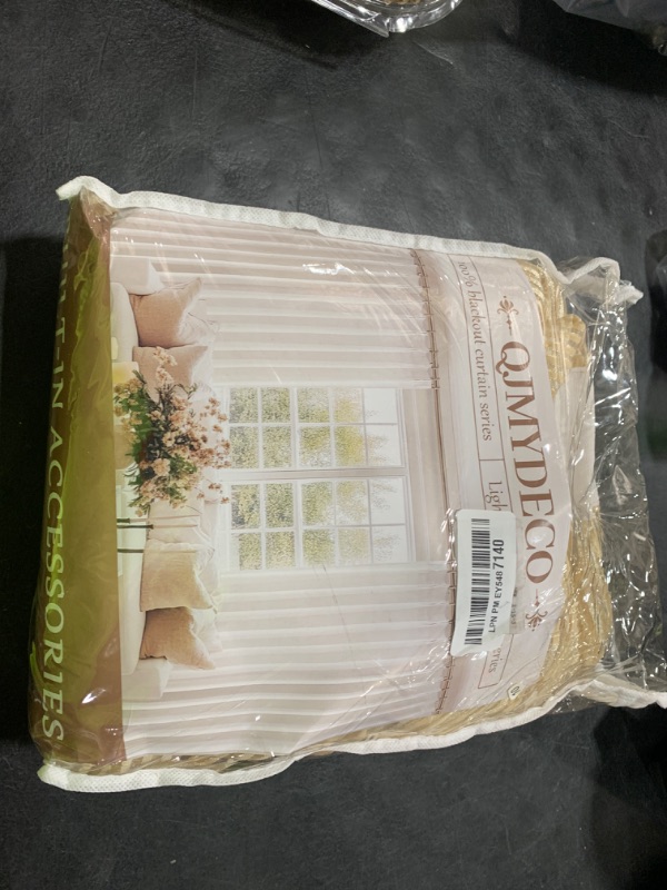 Photo 1 of Room Darkening Bedroom Cream Curtains 96 Inches Long 2 Panels Set, Blackout Flax Linen Pleated Drape Thermal Soundproof Heavy Curtain with Back Tab Rod Pocket for Dining Room 50x96 Inch Large Window DARKER THAN PICTURE COLOR 
