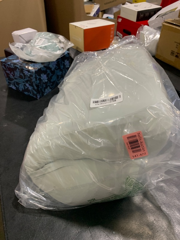 Photo 1 of C CUSHION LAB Deep Sleep Pillow, Patented Ergonomic Contour Design for Side & Back Sleepers, Orthopedic Cervical Shape Gently Cradles Head & Provides Neck Support & Shoulder Pain Relief - Calm Grey