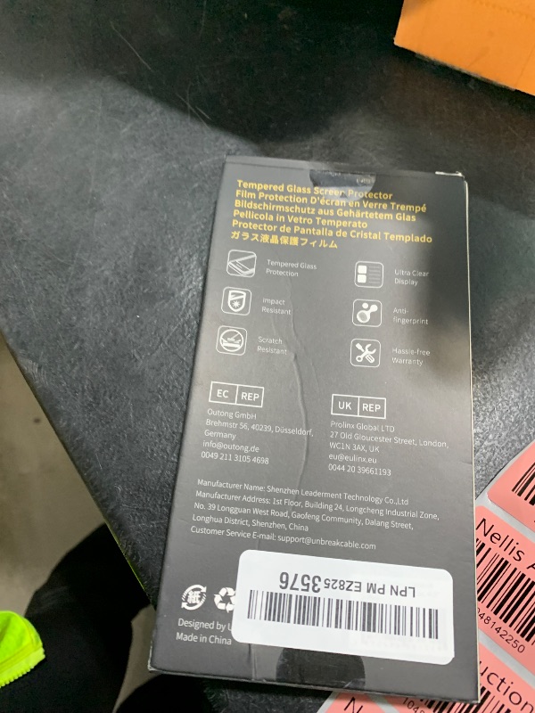 Photo 1 of UNBREAKcable 2-Pack Screen Protector for iPhone 16 Pro Max, Double Shatterproof Tempered Glass [Easy Installation Frame] [9H Hardness] [99.99% HD Clear] [Case Friendly] for iPhone 6.9 inch