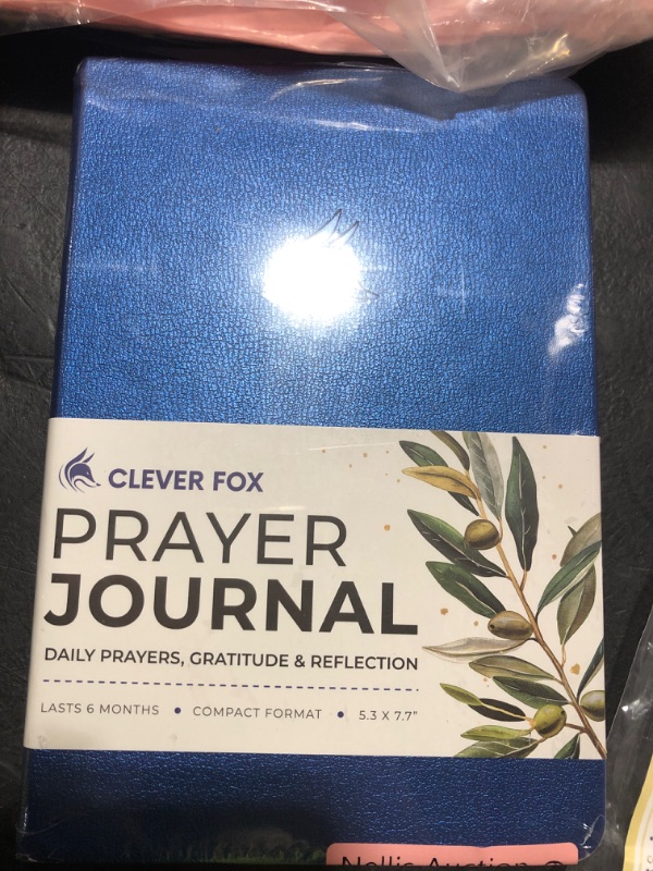Photo 1 of Clever Fox Prayer Journal – Daily Devotional & Gratitude Notebook – Religious Planner & Gods Book – Faith Based Gifts & Accessories (Mystic Blue)