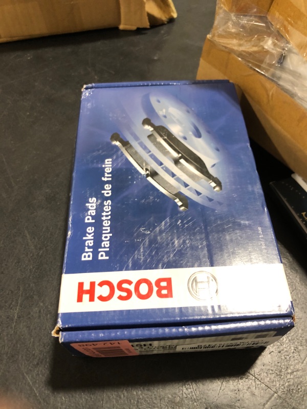 Photo 1 of BOSCH BE45H Blue Ceramic Disc Brake Pad Set w/Hardware - Compatible with Select Alfa Romeo Spider; Ferrari; Mercedes-Benz 190, 230, 250, 280, 300; Porsche 911, 930; Volkswagen Vanagon + More; FRONT