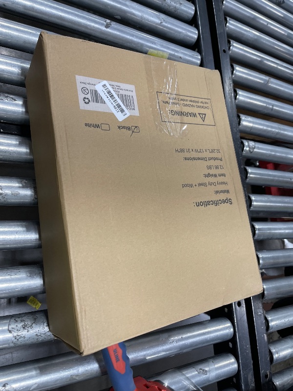 Photo 1 of Mondazie Single-Side Gun Rack Stand, Vertical Rifle Display Holder with Gun Storage Solutions Shelf, Floor Shotgun Organizer Racks with Padding for Home Garage, Hold up to 5 Long Guns, Black