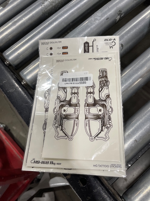 Photo 1 of Oottati Waterproof 4 Sheets Back of Hand Fake Temporary Tattoo Stickers,