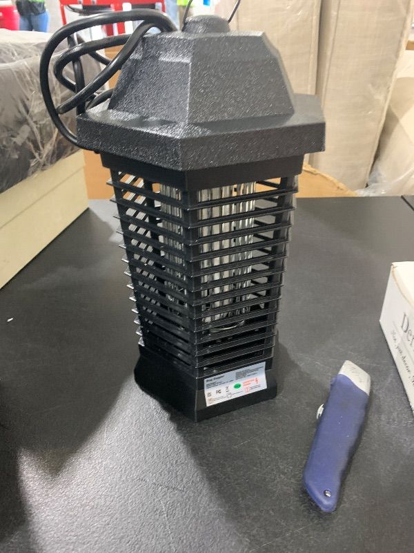 Photo 1 of GOOTOP Bug Zapper Outdoor, Mosquito Zapper, Electric Fly Zapper, Mosquito Killer, Fly Traps, 3 Prong Plug, Flying Insects Zapper Indoor Outdoor 90-130V, 4200V, ABS Plastic Outer (Black)
