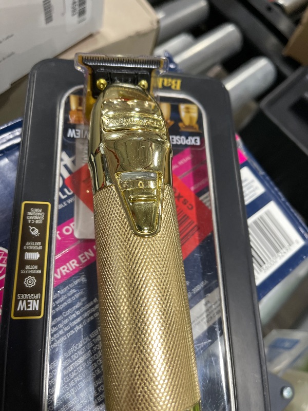 Photo 1 of BaBylissPRO GOLDFX+ Professional Barber Cord/Cordless Hair Trimmers – Beard Trimmer for Men, Professional Stylist & Barber Clippers, USB-C Cordless Hair Clippers for Men