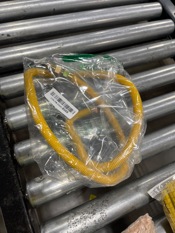Photo 1 of 48" Flexible Gas Line Hose,Appliance Gas Line with Connector 1 2" MIP 1/2"FIP Fitting OD(1/2" ID) Gas Range Connector Kit for Stove,Gas Stove,Dryer,Water Heater By MIFLUS