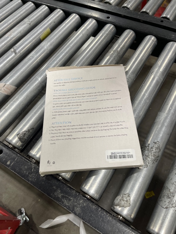 Photo 1 of A-SUB Glossy Thin Photo Printer Paper for Flyer Brochure Chip Bag 8.5x11 Inch 36lb for Inkjet Printer Dye Ink Single-Side Print 135gsm