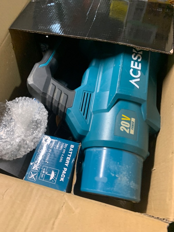 Photo 1 of **PARTS ONLY BATTERIES ARE NOT CHARGING**
Leaf Blower Cordless - 2025 Update 150000RPM & 3 Speed Levels Electric Leaf Blower with 2 x 4.0Ah Battery and Charger, Extension Tube Blower for Lawn Care, Yard, Garage, Blowing Leaves, Dust or Snow