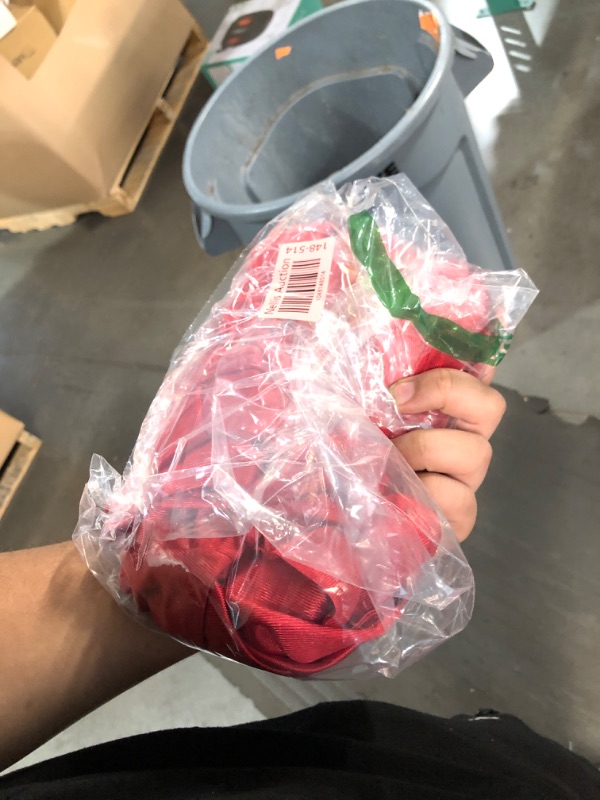Photo 1 of (missing hat) FtyFty Shiny Kindergarten Graduation Cap and Gown Set (27"(3'6"-3'8"), Red)