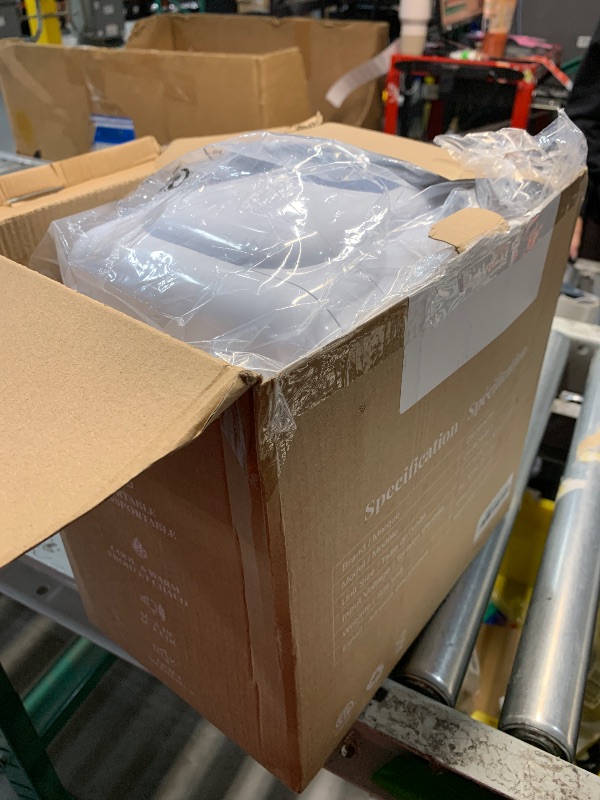 Photo 1 of **FOR PARTS** CROWNFUL Mini Fridge, 4 Liter/6 Can Portable Cooler and Warmer Personal Refrigerator for Skin Care, Cosmetics, Beverage, Food,Great for Bedroom, Office, Car, Dorm, ETL Listed (White)