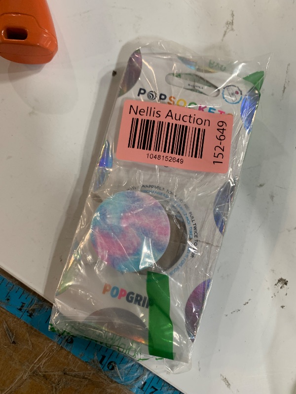 Photo 1 of ????PopSockets Phone Grip with Expanding Kickstand, Marble PopGrip - Opal Glow