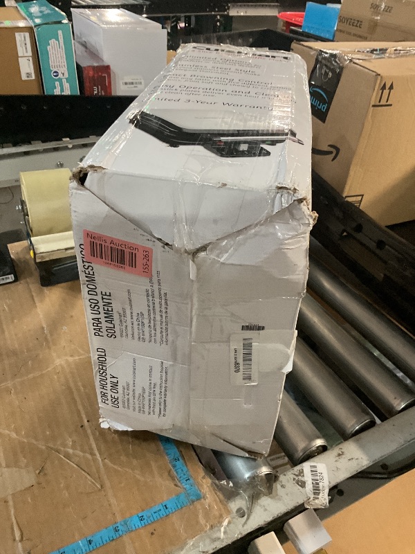 Photo 1 of ***(PARTS ONLY/ NON FUNCTIONAL/ MAJOR DAMAGE)***Cuisinart 4-Slice Belgian Waffle Maker, Stainless Steel/Black, WAF-150P1