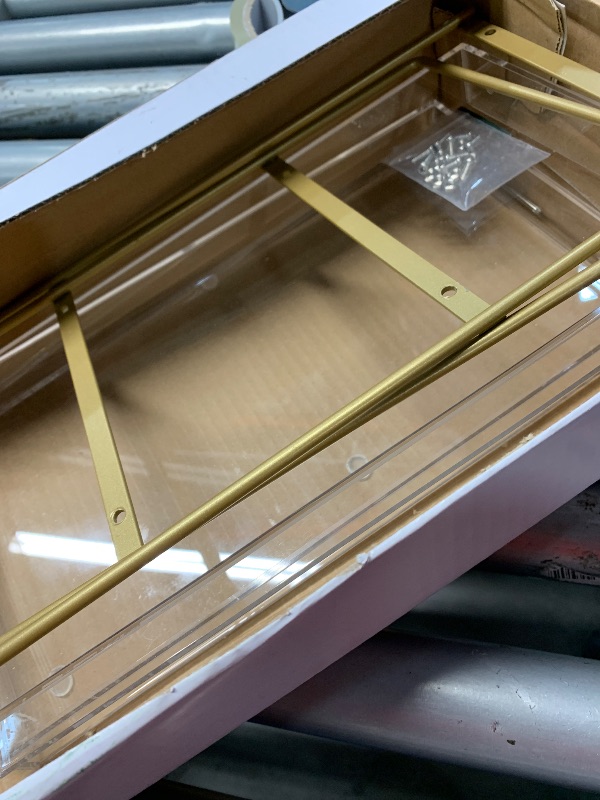 Photo 1 of (used)(unknown if complete) Bathroom Countertop Organizer, 2 Tier Acrylic Tray Vanity Counter Skincare Organizer Shelf, Kitchen Under Sink 