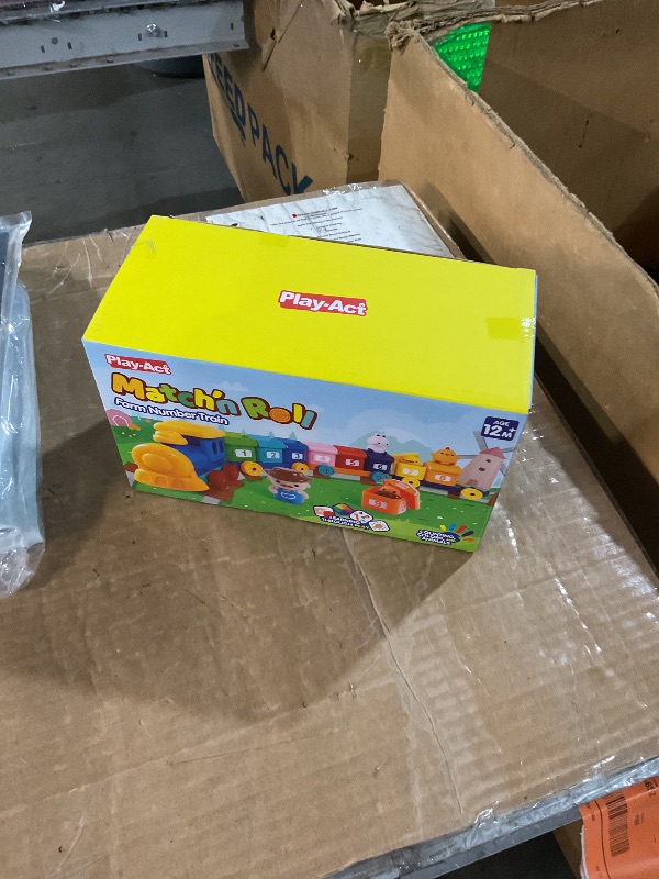 Photo 1 of ***(MISSING PARTS)***Learning Toy for Toddlers 1 2 3 Years Old, Counting, Matching & Sorting Montessori Learning Farm Train Including 9 Farm Animals and 1 Farmer, Easter Christmas Birthday Gift for Baby Boys Girls