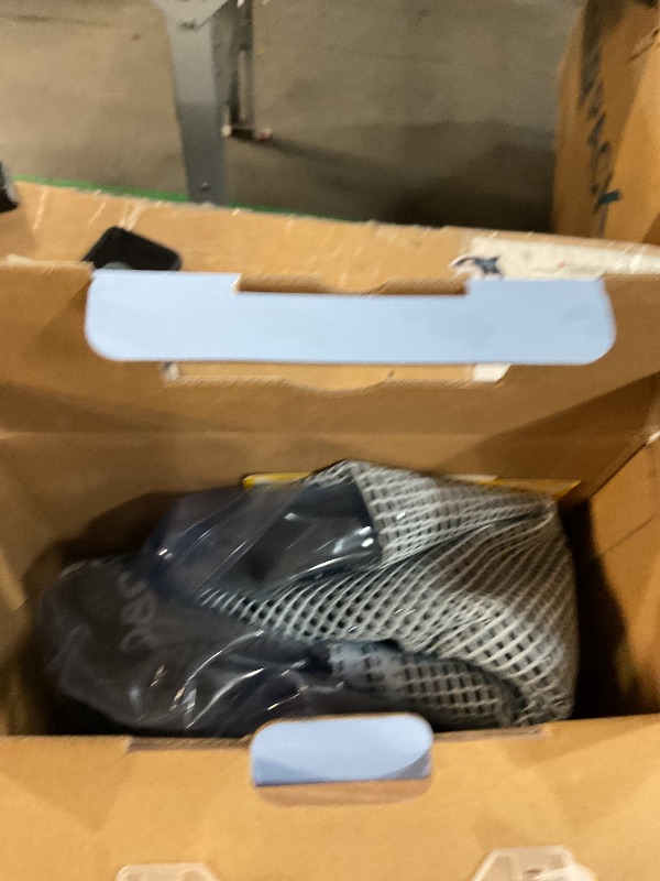 Photo 1 of FUNBOY Giant Inflatable Clear Blue Mesh Chair Pool Float, Water Hammock, Pool Floats for Adults, Perfect for a Summer Pool Party